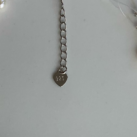 Multi-Stand White Cultured Freshwater Floating Pearls Illusion Necklace - Picture 6 of 6